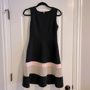 Tommy Hilfiger Black Fit and Flare Dress Size Small
